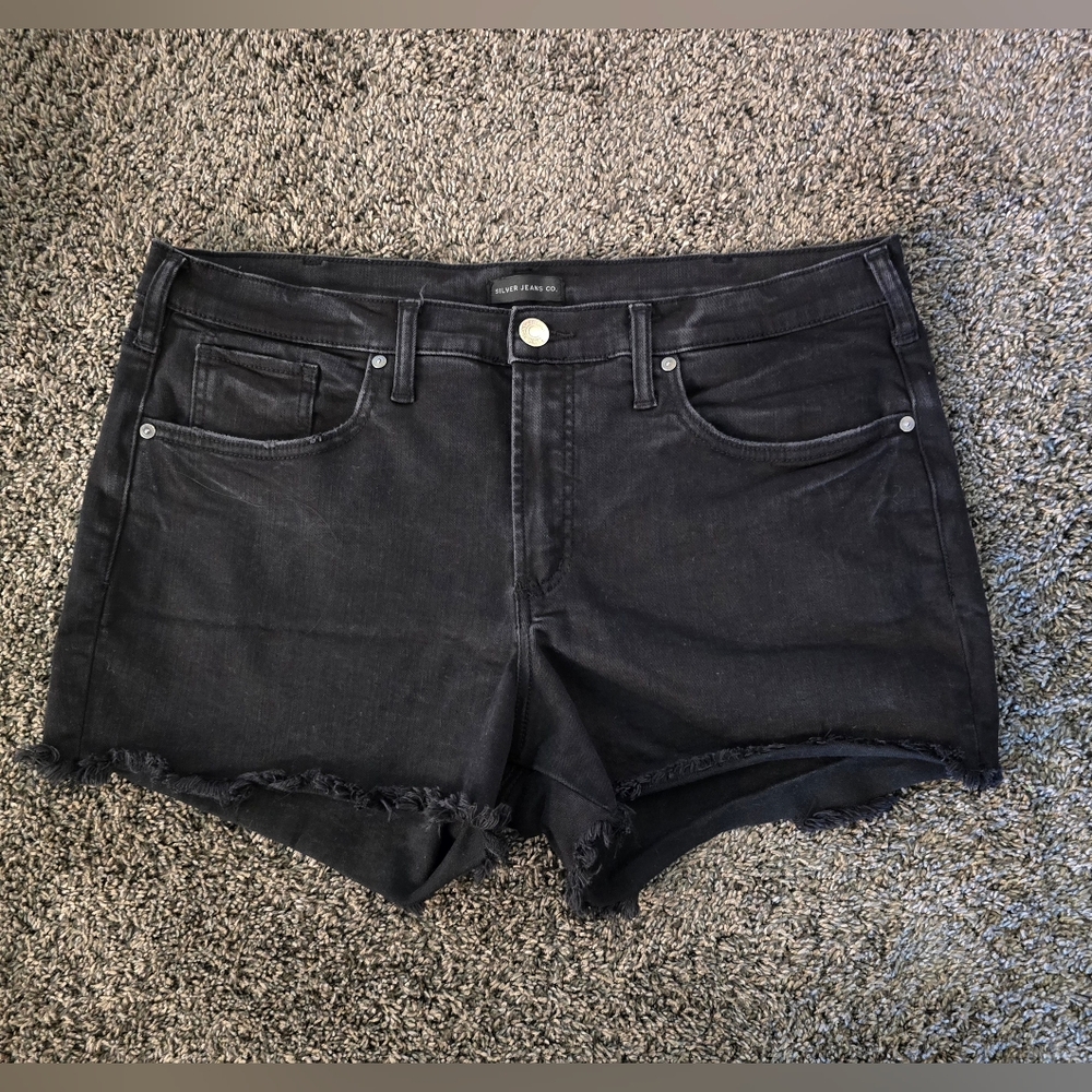 Silver Not You Boyfriend's w33/l3.5 shorts